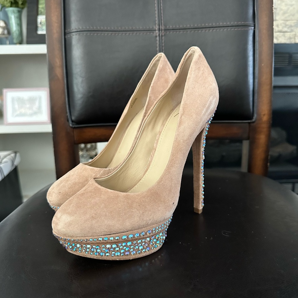 Brian Atwood Bedazzled Heels